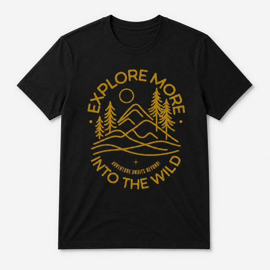 Explore More Into the Wild – Travel Graphic T-Shirt