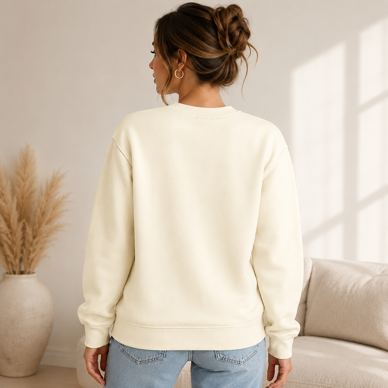 I Am A Cat Person Sweatshirt – Off-White