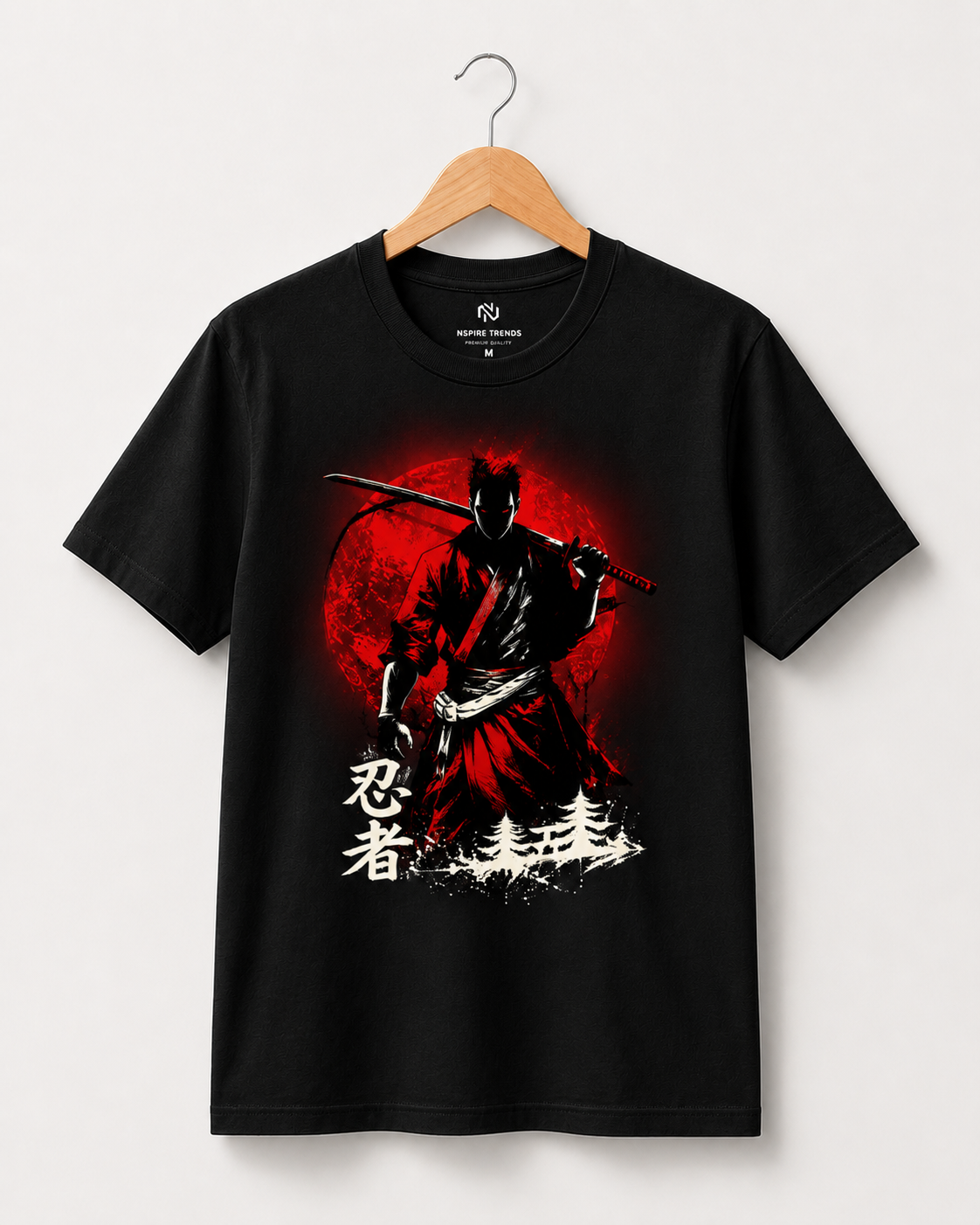 Samurai Warrior T-Shirt – Black