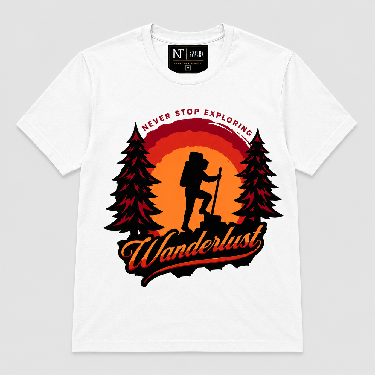 Wanderlust – Never Stop Exploring T-Shirt