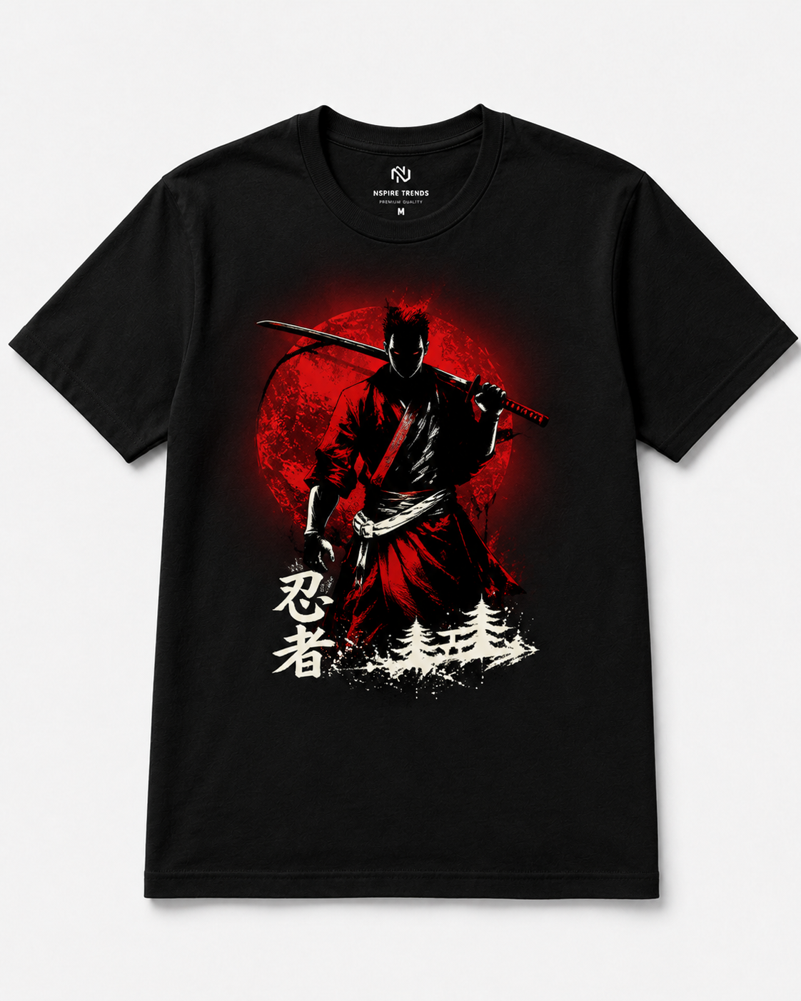 Samurai Warrior T-Shirt – Black