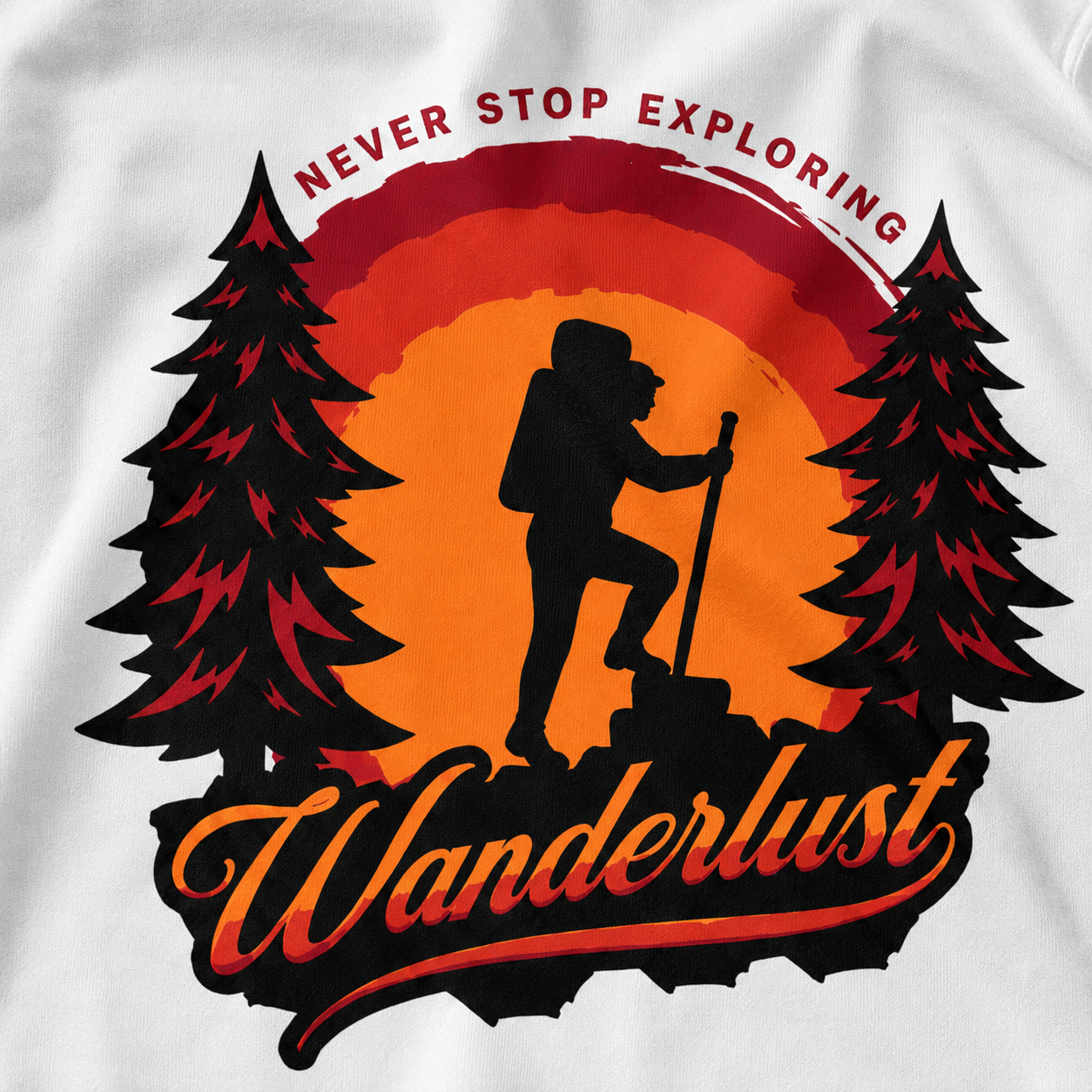 Wanderlust – Never Stop Exploring T-Shirt