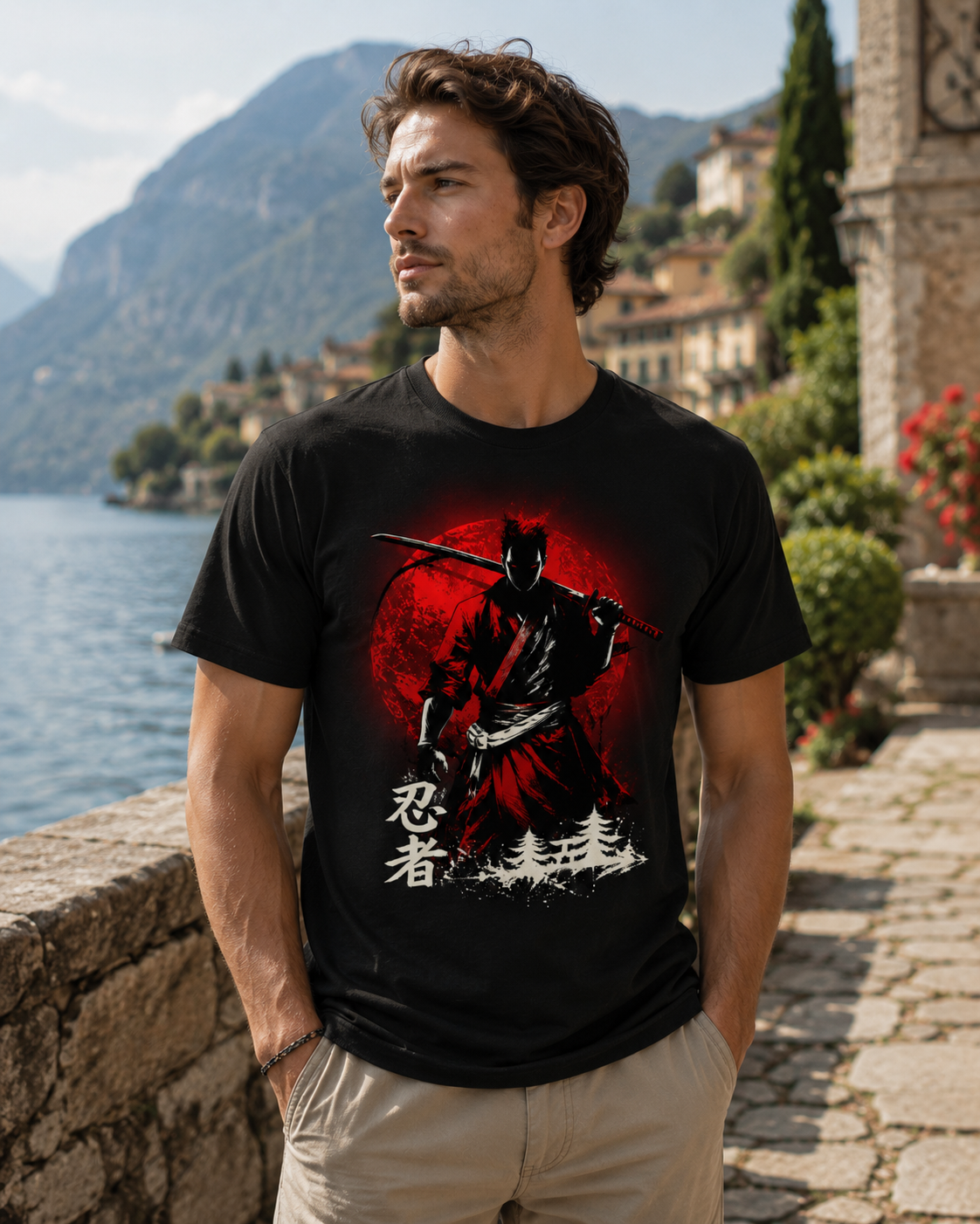 Samurai Warrior T-Shirt – Black