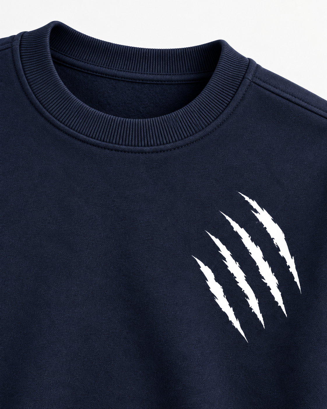 Midnight Claw Navy Sweatshirt – 320 GSM