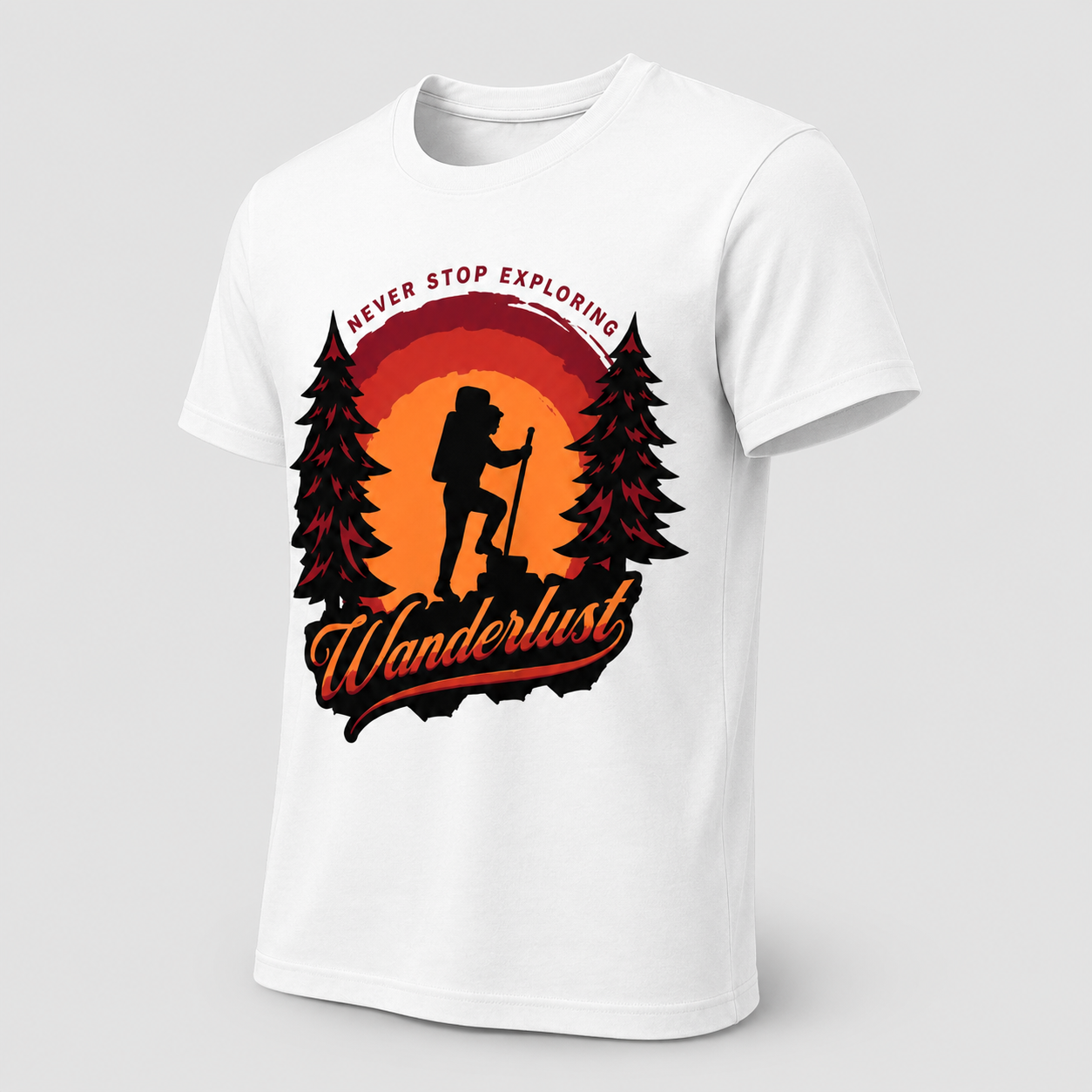 Wanderlust – Never Stop Exploring T-Shirt