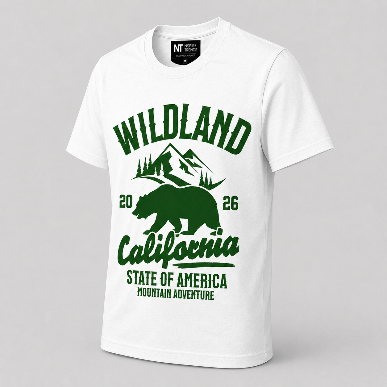 Wildland California – Mountain Adventure Graphic T-Shirt