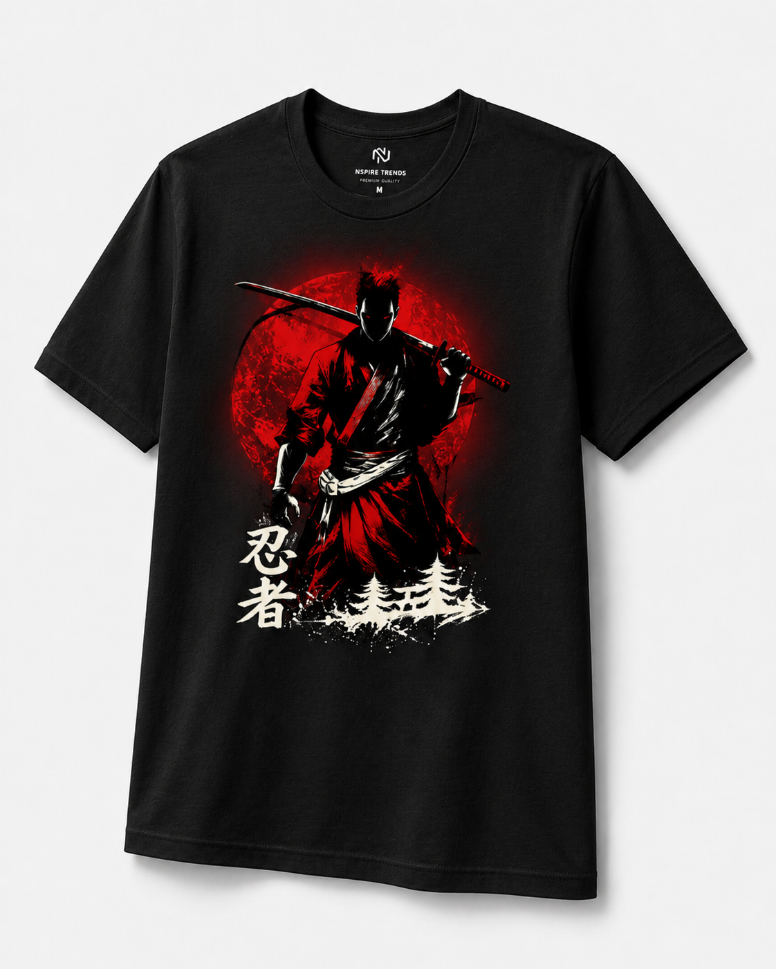 Samurai Warrior T-Shirt – Black