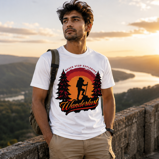 Wanderlust – Never Stop Exploring T-Shirt