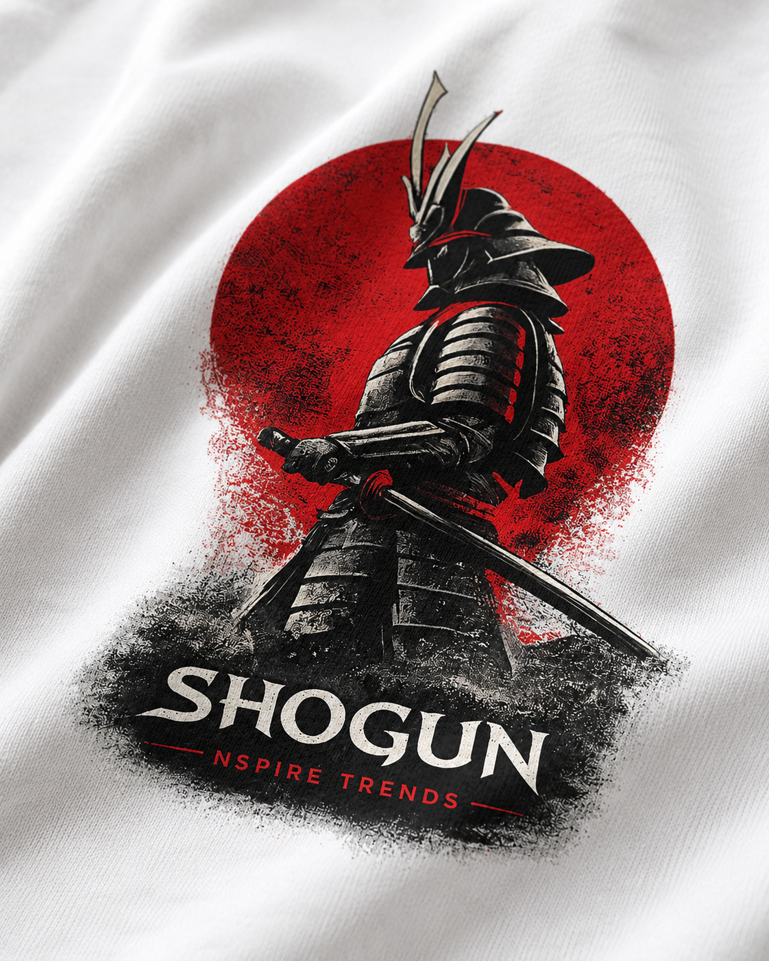 Shogun Samurai Graphic T-Shirt – White