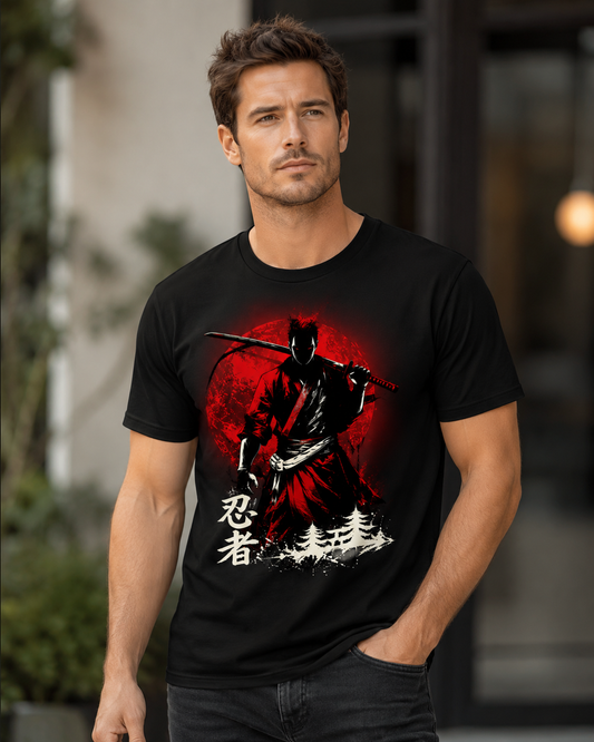 Samurai Warrior T-Shirt – Black