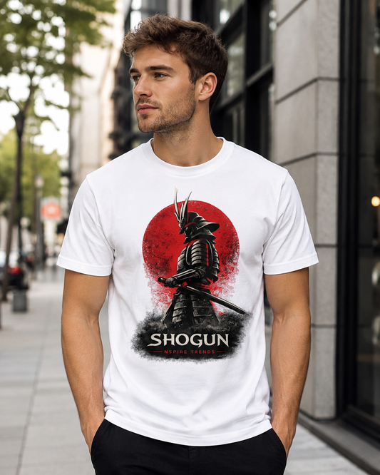 Shogun Samurai Graphic T-Shirt – White