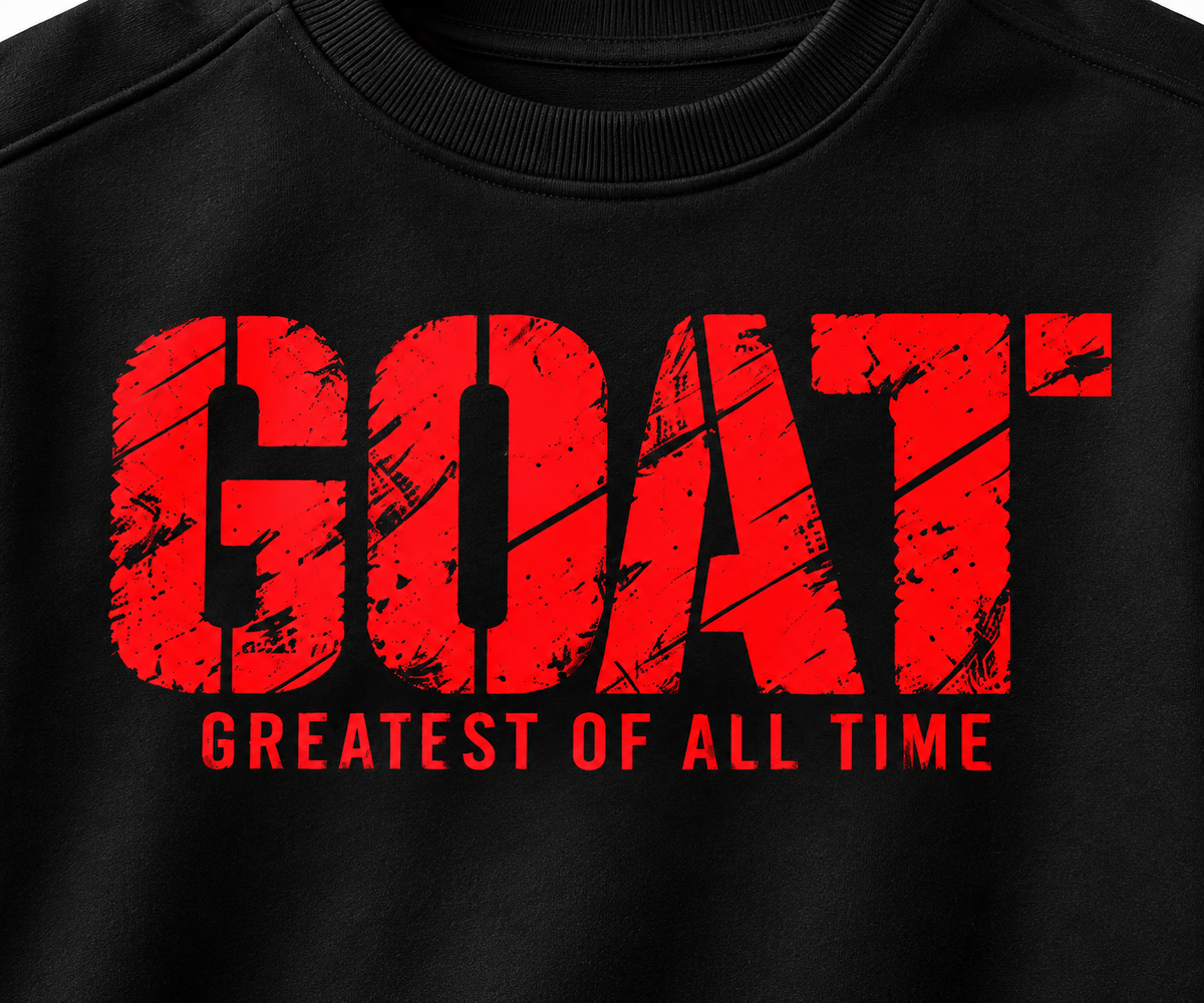 GOAT – Greatest of All Time Black Sweatshirt