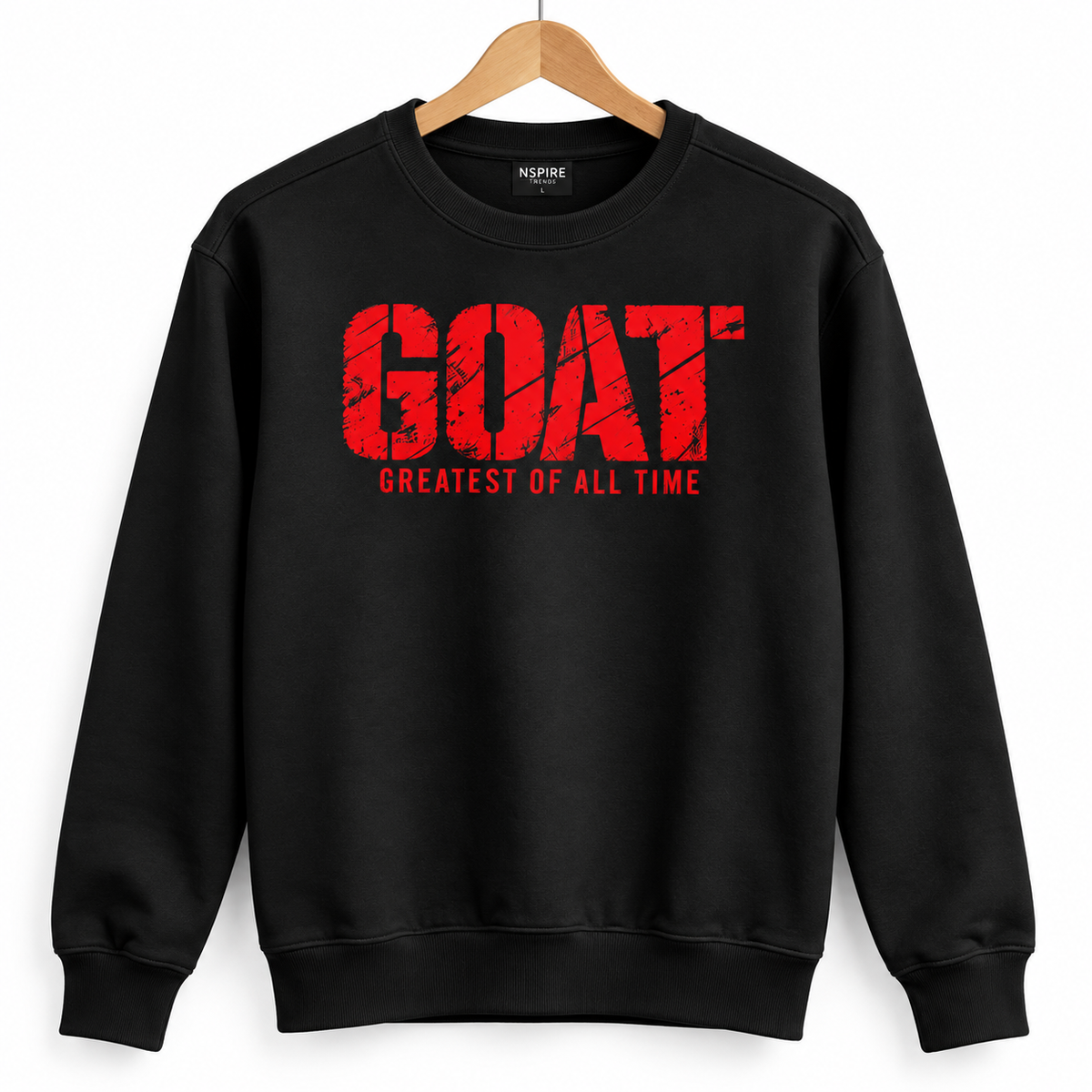 GOAT – Greatest of All Time Black Sweatshirt